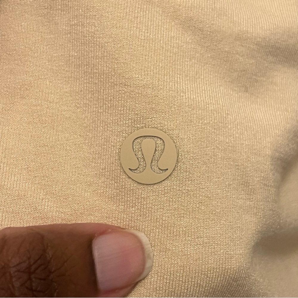 🍋 LIKE NEW Lululemon Modal Fleece Pullover in Prosecco - Sz 10 (?) - Picture 9 of 12